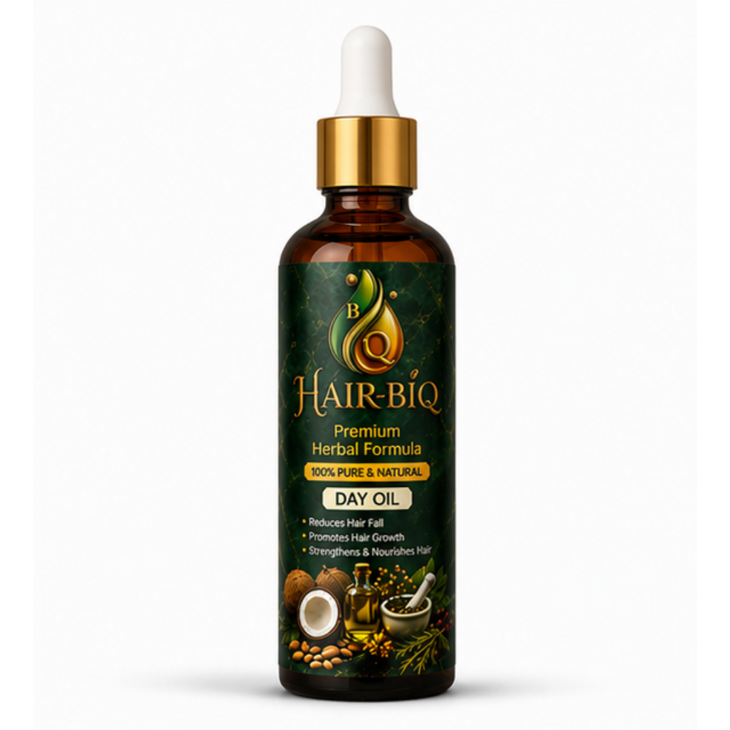 HAIR-BIQ Day Hair Oil - Natural Ingredients for Healthy Looking Hair Pakistan